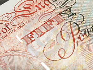 Pound note fifty