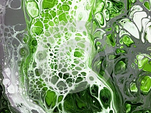 Pour art. green, malachite painting, trend abstract background