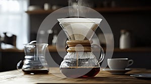 Pour Over Coffee Brewing photo