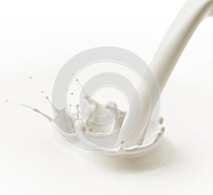 Pouring milk photo