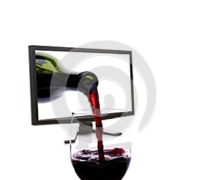 Pouring Red Wine