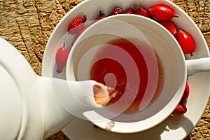 Pouring Tea Cup