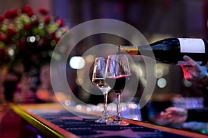 POURING WINE at bars resturant and weddings. also other social events