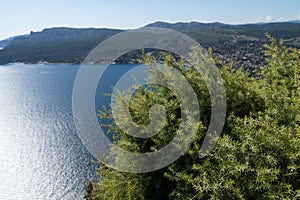 POV, Cassis village and Calanques National Park