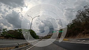 POV view of Avila national park in Caracas Venezuela