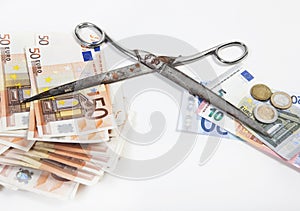 Poverty wealth scissors