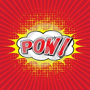 POW! comic word