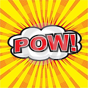 POW! comic word