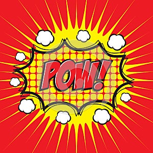 POW! comic word
