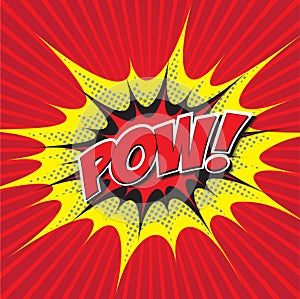 POW! comic word