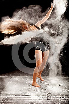 Powder contemporary dancer