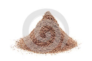 Powder milled copper isolated photo