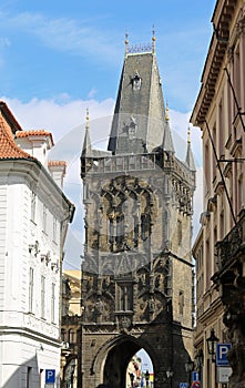 Powder Tower or Powder Gate is a Gothic tower in Prague in Czec