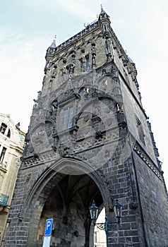 Powder Tower in Prague used to contain gunpowder