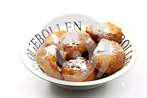 Powdered Dutch oliebollen