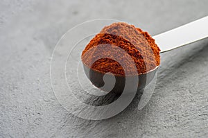 Powdered pimienta roja red pepper pile