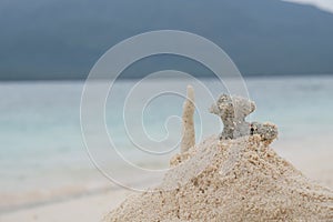 Powdery coral sands in Camiguin Island