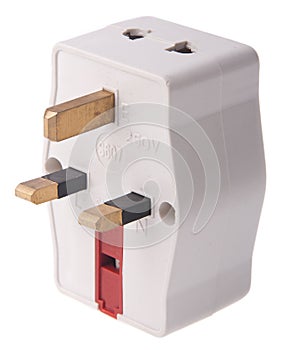 Power Adaptor on background.