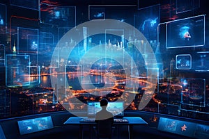 The power of artificial intelligence to fortify the fortress of secure big data. photo