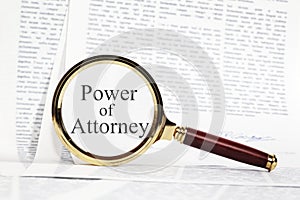 Power of Attorney Concept