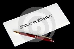 Power of Attorney legal document