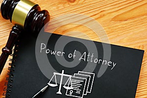 Power of Attorney is shown using the text