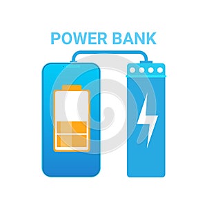 Power Bank Portable Mobile Charger Device Concept