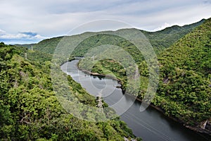 The Power of Bhumibol dam at Tak in Thailand.