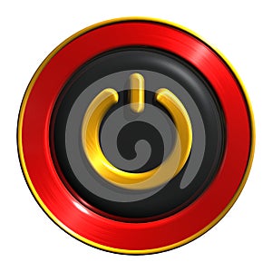 Power button icon photo