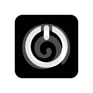 Power button icon vector design templates