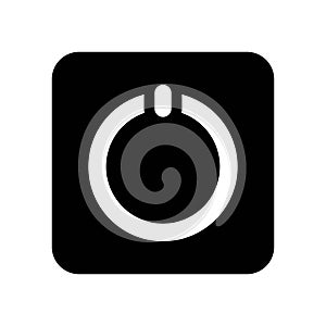 Power button icon vector design templates