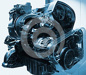 Power car engine