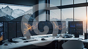 the power of data with a visually captivating image showcasing data analytics