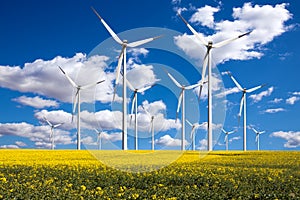 Power generating windmills