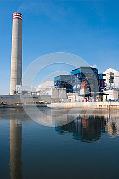 Power generator plant in the industrial estate