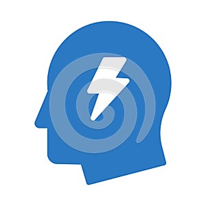 Power glyph colur vector  icon