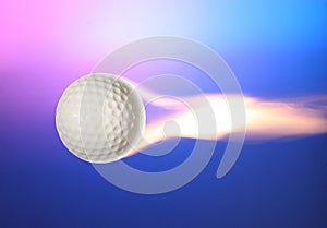 Power Golf Ball and Fire