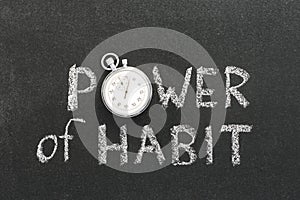 Power of habit watch photo