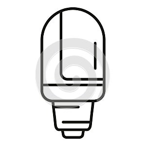 Power home control icon outline vector. Mobile power