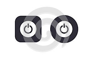 Power icon button vector illustration scalable vector design photo