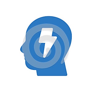 Power vector glyph colour icon