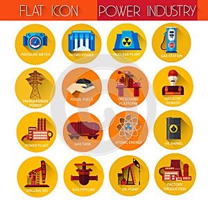 Power Industry Collection Icon Set