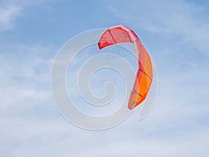 Power Kite flying in the Wind
