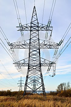 Power line closeup