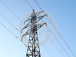 Power line tower