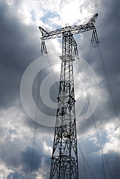 Power line tower