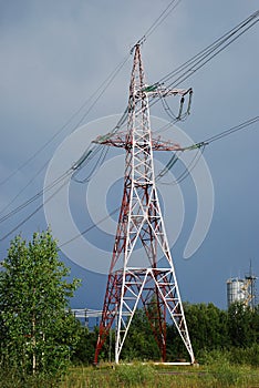 Power line tower