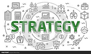 Power Lines Slides illustration Point template strategy
