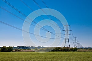 Power lines to infinity