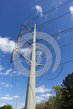 Power Lines and Tower